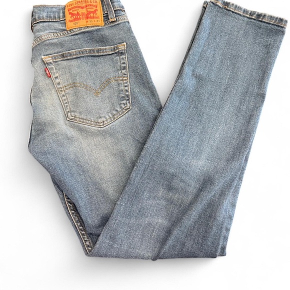 Levi's Light Blue Straight Leg Jeans - Picture 2 of 2